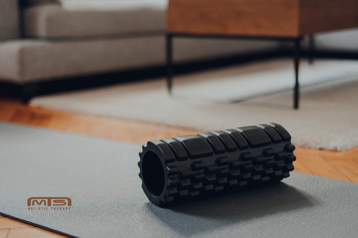 Piankowy roller do automasażu - jak masować mięsień gruszkowaty
